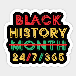 Black History Month Sticker